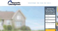 Desktop Screenshot of homefixhandyman.com